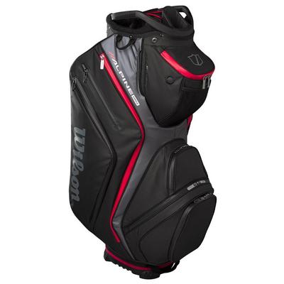 Wilson Alpine Dry Waterproof Golf Cart Bag - Black/Grey/Red - thumbnail image 2