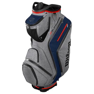 Wilson Alpine Dry Waterproof Golf Cart Bag - Navy/Grey/Red