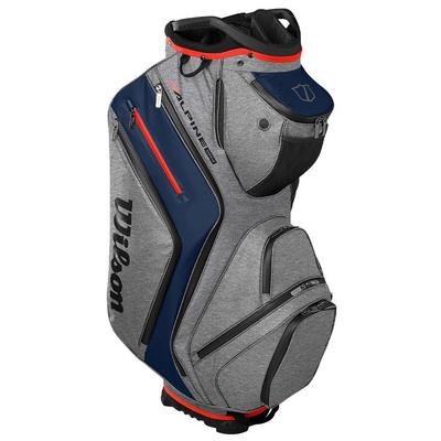 Wilson Alpine Dry Waterproof Golf Cart Bag - Navy/Grey/Red - thumbnail image 2