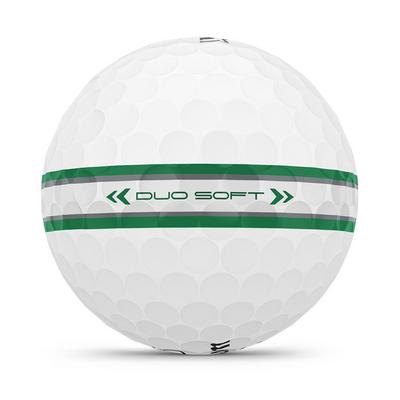Wilson Duo Soft TRK360 Golf Balls - White/Green - thumbnail image 2