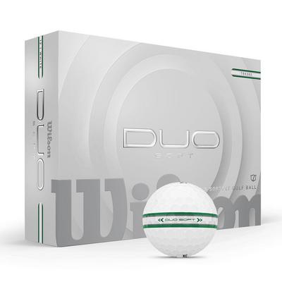 Wilson Duo Soft TRK360 Golf Balls - White/Green - thumbnail image 3