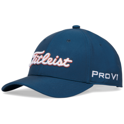 Titleist Junior Tour Performance Golf Cap Monterey/White/Flame