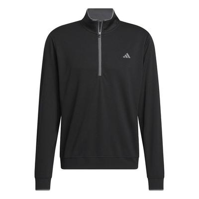 adidas Core Lightweight 1/4 Golf Sweater - Black - thumbnail image 1