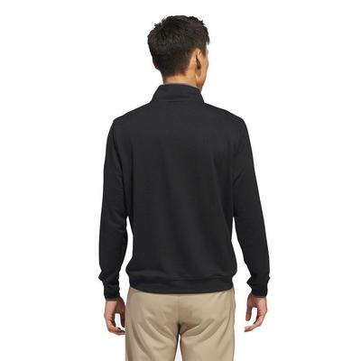 adidas Core Lightweight 1/4 Golf Sweater - Black - thumbnail image 3