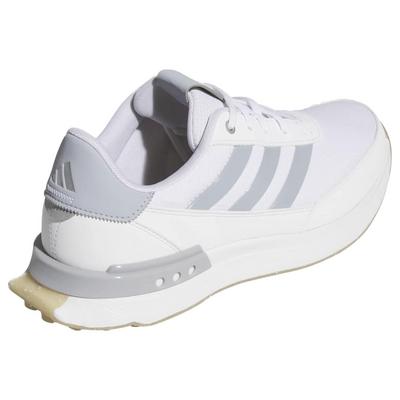 adidas S2G SL 24 Spikeless Golf Shoes - White/Silver/Gum - thumbnail image 6
