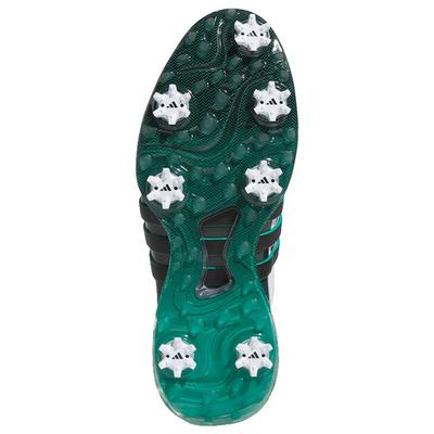 adidas Tour360 Boost Golf Shoes - White/Black/Aurora Ivy - thumbnail image 3