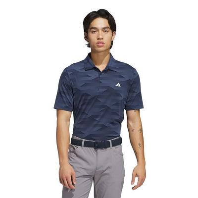 adidas Ultimate Performance Mens Polo Shirt - Collegiate Navy/Preloved Ink - thumbnail image 2
