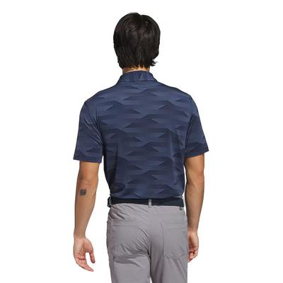 adidas Ultimate Performance Mens Polo Shirt - Collegiate Navy/Preloved Ink - thumbnail image 3