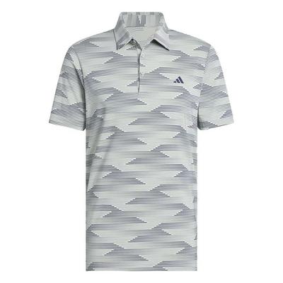 adidas Ultimate Performance Mens Polo Shirt - Wonder Silver/Collegiate Navy