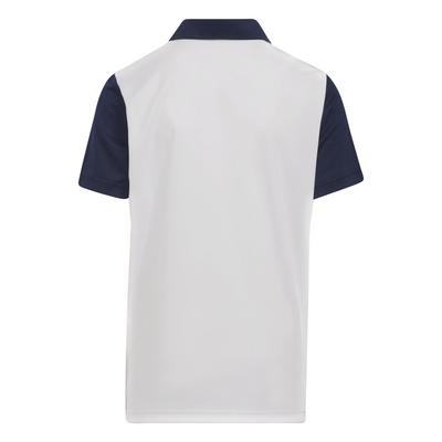 adidas Junior Print Golf Polo - Collegiate Navy - thumbnail image 2