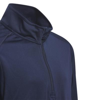 adidas Junior 1/4 Zip Solid Golf Midlayer - Collegiate Navy - thumbnail image 3