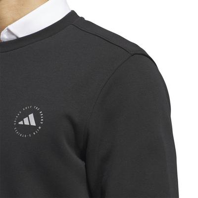 adidas Core Crew Neck Sweater - Black - thumbnail image 4