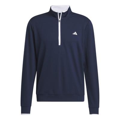 adidas Core Lightweight 1/4 Golf Sweater - Navy