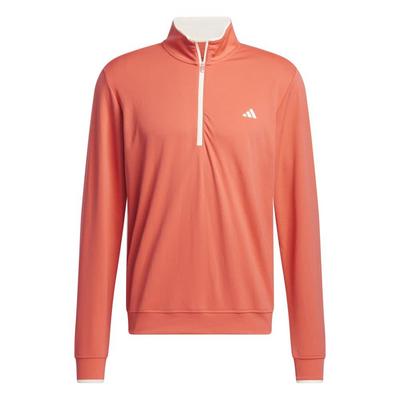 adidas Core Lightweight 1/4 Golf Sweater - Preloved Scarlet