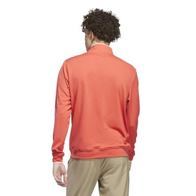 adidas Core Lightweight 1/4 Golf Sweater - Preloved Scarlet - thumbnail image 2
