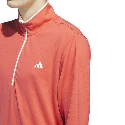 adidas Core Lightweight 1/4 Golf Sweater - Preloved Scarlet - thumbnail image 4
