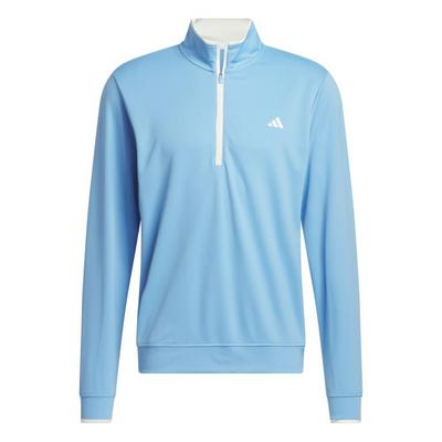 adidas Core Lightweight 1/4 Golf Sweater - Semi Blue Burst