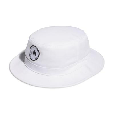 adidas Cotton Bucket Hat - White - thumbnail image 1