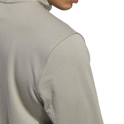 adidas Elevated 1/4 Zip Golf Sweater - Silver Pebble - thumbnail image 5