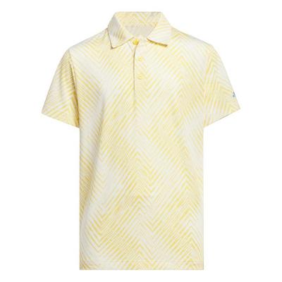 adidas Junior Script Golf Polo - Semi Spark - thumbnail image 1