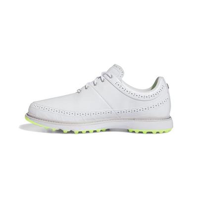 adidas Modern Classic MC80 Golf Shoes - White/Silver/Green - thumbnail image 2