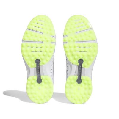 adidas Modern Classic MC80 Golf Shoes - White/Silver/Green - thumbnail image 4