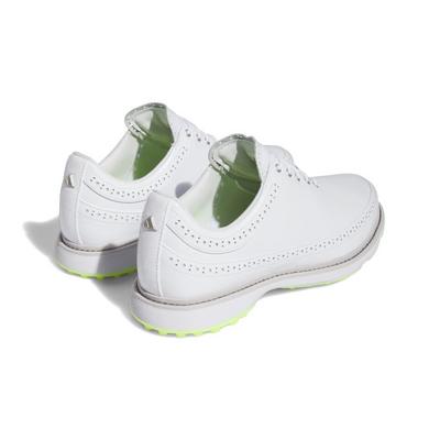 adidas Modern Classic MC80 Golf Shoes - White/Silver/Green - thumbnail image 6