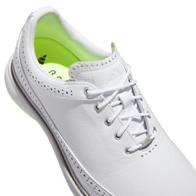 adidas Modern Classic MC80 Golf Shoes - White/Silver/Green - thumbnail image 7