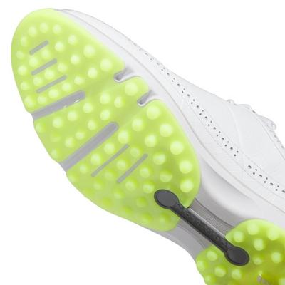 adidas Modern Classic MC80 Golf Shoes - White/Silver/Green - thumbnail image 8