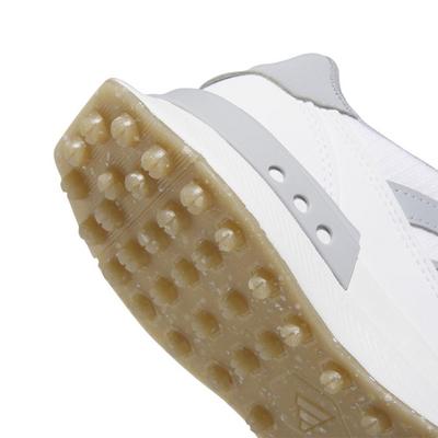 adidas S2G SL 24 Junior Golf Shoes - White/Grey - thumbnail image 8