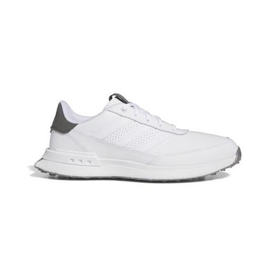 adidas S2G SL 24 Leather Golf Shoes - White/Grey - thumbnail image 1