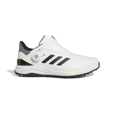 adidas Solarmotion BOA 24 Golf Shoes - White/Black/Green - thumbnail image 1