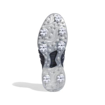 adidas Tour360 24 Boost Golf Shoes - White/Navy/Silver - thumbnail image 6