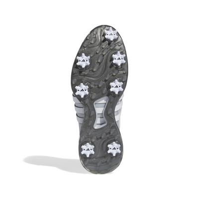 adidas Tour360 24 Boost Golf Shoes - White/White/Silver - thumbnail image 6