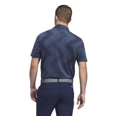 adidas Ultimate 365 All Over Print Golf Polo - Navy - thumbnail image 2