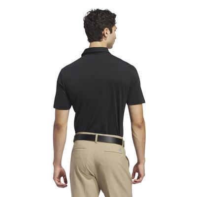 adidas Ultimate 365 Solid Golf Polo - Black - thumbnail image 2