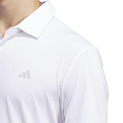 adidas Ultimate 365 Solid Golf Polo - White - thumbnail image 3
