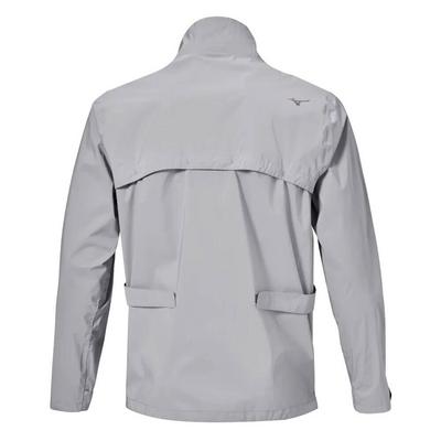 Mizuno Arc Waterproof Golf Rain Jacket - Quick Silver - thumbnail image 2