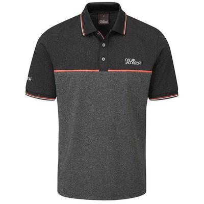 Oscar Jacobson Belford Mens Golf Polo Shirt - Black