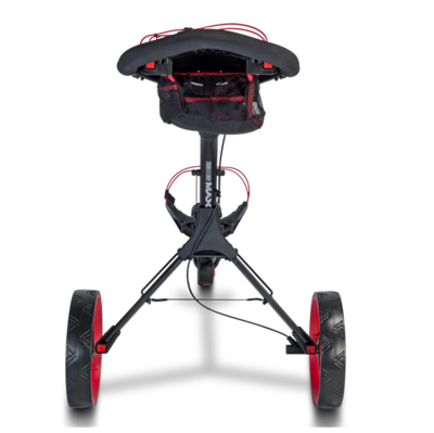 Big Max IQ 360 Golf Push Trolley - Black/Red - thumbnail image 4