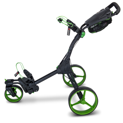 Big Max IQ 360 Golf Push Trolley - Black/Lime