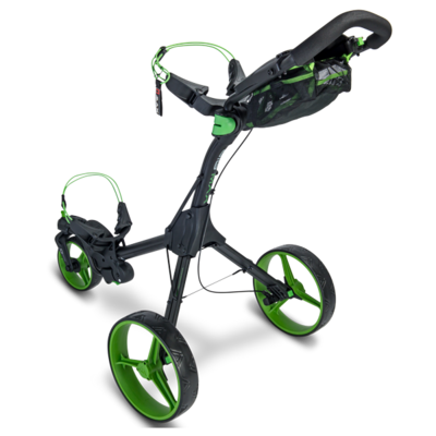 Big Max IQ 360 Golf Push Trolley - Black/Lime