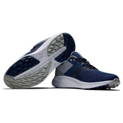 FootJoy Flex Golf Shoes - Navy/Grey/White - thumbnail image 4