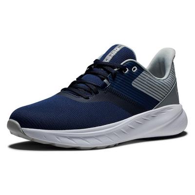 FootJoy Flex Golf Shoes - Navy/Grey/White - thumbnail image 5