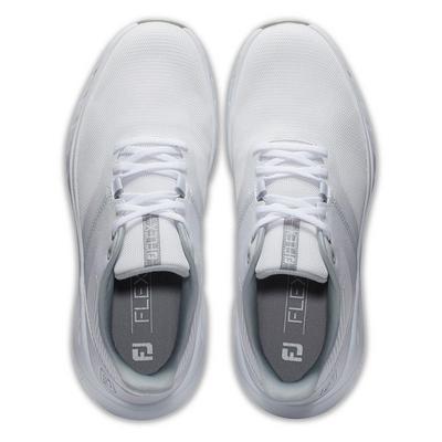 FootJoy Flex Golf Shoes - White/Grey - thumbnail image 7