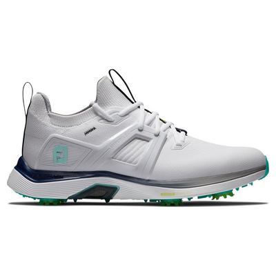 FootJoy Hyperflex Carbon Golf Shoes - White/Charcoal/Teal