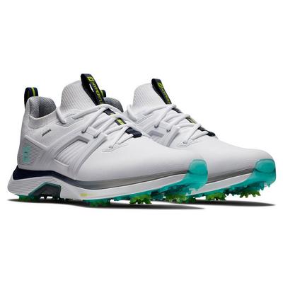 FootJoy Hyperflex Carbon Golf Shoes - White/Charcoal/Teal - thumbnail image 3