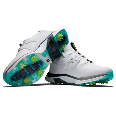 FootJoy Hyperflex Carbon Golf Shoes - White/Charcoal/Teal - thumbnail image 4