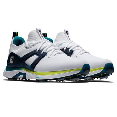 FootJoy Hyperflex Golf Shoes - White/Lime/Navy - thumbnail image 3