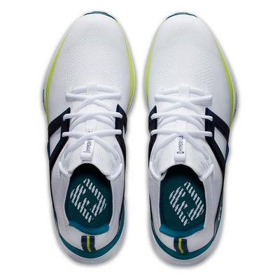 FootJoy Hyperflex Golf Shoes - White/Lime/Navy - thumbnail image 7